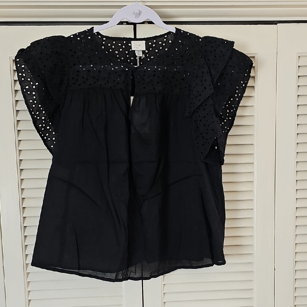 Elegant Black Women's Top